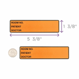 Carstens® Preprinted ID Labels, Orange