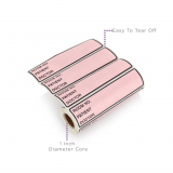 Carstens® Preprinted ID Labels, Violet