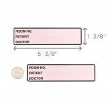 Carstens® Preprinted ID Labels, Violet