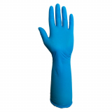 PRIMED® Secure™ Extended Cuff Nitrile Exam Gloves, Blue, Small