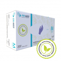 PRIMED® Sustain™ Biodegradable Nitrile Exam Gloves (200 per box), Medium