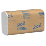 Scott® Essential Folded Paper Towels, 1-Ply, White, 9.3" x 10.5"