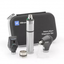 Welch Allyn® Diagnostic Set with Ophthalmoscope, Otoscope, and Metal Nickel Cadmium Power Handle