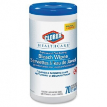 Clorox® Professional Disinfecting Bleach Wipes, 6.75" x 9"