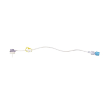 ICU Medical® Gripper Micro™ Safety Port Access Needle, Needlefree Y-Site, Luer-Activated, 22G x 3/4"