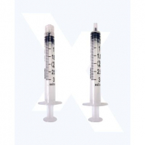 Exel® Syringe Only, 3mL, Luer Slip With Cap