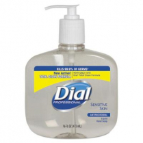 Dial® Sensitive Skin Antimicrobial Liquid Hand Soap, 473mL