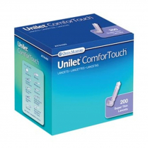Unilet® ComforTouch® Lancet, Ultra Thin, 28G, Purple