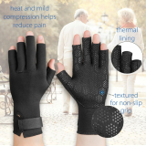 Swede-O® Thermal Arthritis Gloves, Black, Small (8.5" x 4.75")