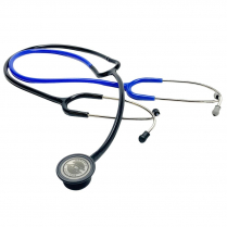 Adscope® 613 Clinician Teaching Stethoscope, Black/Royal Blue