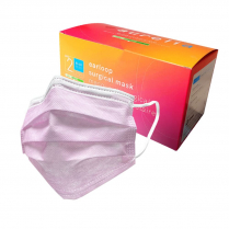 Aurelia ASTM Level 2 Procedure Mask, Earloop, Pink (Box of 50)