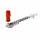 BD SafetyGlide™ TB Syringe w/Needle, 1cc, 27G x 1/2"