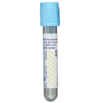 BD Vacutainer® Citrate Tubes, 13mm x 75mm, 2.7mL, Light Blue