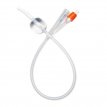 Medline® SelectSilicone 100% Silicone Coude Foley Catheter, 10mL, 2-Way, 14FR