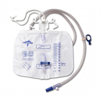 Medline® Urinary Drainage Bag, 2000 mL, Anti-Reflux Tower with Slide-Tap