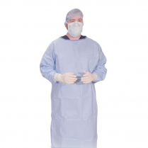 Medline® Non-Reinforced Sirus Surgical Gowns w/Set-In Sleeves, Sterile, Large