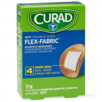 CURAD® Flex-Fabric™ Adhesive Bandages, ⅞" Diameter - Spots