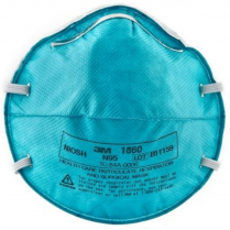 3M™ N95 Particulate Healthcare Respirator, 1860, Size: Standard (Box of 20)