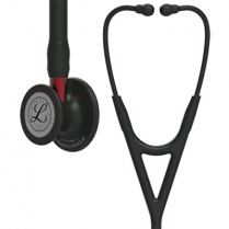 Cardiology IV™ Stethoscope - Black/Black/Red 6200