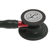 Cardiology IV™ Stethoscope - Black/Black/Red 6200