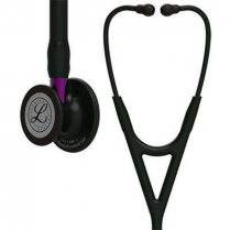 Cardiology IV™ Stethoscope - Black/Black/Violet 6203