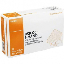 OPSITE™ IV3000™ 1 Hand Catheter Dressing, 10cm x 12cm