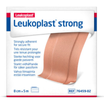 Leukoplast® Strong Fabric Dressing, Roll, 8cm x 5m