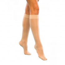 Sigvaris Sheer Fashion Women's Stockings, 15-20mmHg, Size A, Closed Toe, Suntan