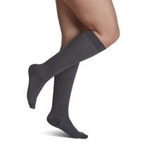 Sigvaris Microfiber Shades Women's Stockings, 15-20mmHg, Size C, Graphite Heather