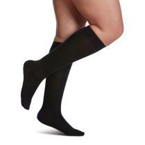 Sigvaris All-Season Merino Wool Women's Stockings, 15-20mmHg, Size A, Navy