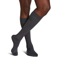 Sigvaris Microfiber Shades Men's Stockings, 15-20mmHg, Size A, Graphite Heather