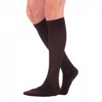 Sigvaris Business Casual Men's Stockings, 15-20mmHg, Size A, Navy