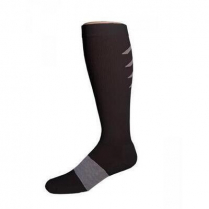Sigvaris Athletic Recovery Socks, 15-20mmHg, L, Black
