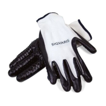 Sigvaris Rubber Gloves, Ridged Pattern, Latex-Free, Large