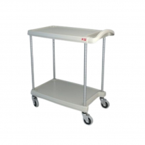 Metro® myCart Series Utility Cart, 16" x 27", 2 Shelves, Gray - Request Quote for Pricing