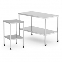 Mac Medical Instrument Table, 16"W x 20"L x 34"H - Request Quote for Pricing