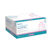 SafeBasics™ True Fit Thin™ Nitrile Gloves, Pink (300 per box), X-Small