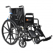 DynaRide™ Series 2 Wheelchair, 18" x 16" Seat w/Removable Full Armrests & Elevating Legrests