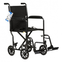 Dynarex® DynaRide Transporting Wheelchair, 19" Seat Width