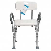 Dynarex® Shower Chair with Removable Back and Arms