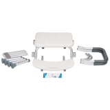 Dynarex® Shower Chair with Removable Back and Arms