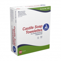 Dynarex® Castile Soap Towelettes, 5" x 7"