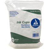 Dynarex® Flat Bottom Ink Cups, Small, 11mm