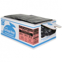 Industrial Garbage Bags 2600 Series, Value Plus Recycled Black, Ecologo™, 42" x 48", Extra Strong