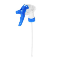 Trigger Sprayer, Blue/White, for 32oz Bottle, 9.85"