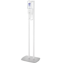 PURELL® ES10 Floor Stand w/Touch-Free Dispenser, White