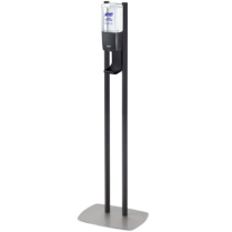 PURELL® ES10 Floor Stand w/Touch-Free Dispenser, Graphite