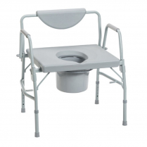Drive® Deluxe Bariatric Drop-Arm Commode