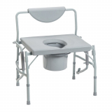 Drive® Deluxe Bariatric Drop-Arm Commode