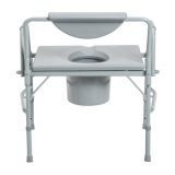 Drive® Deluxe Bariatric Drop-Arm Commode